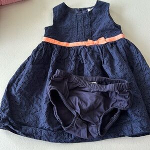 Carters dress set 9 mo